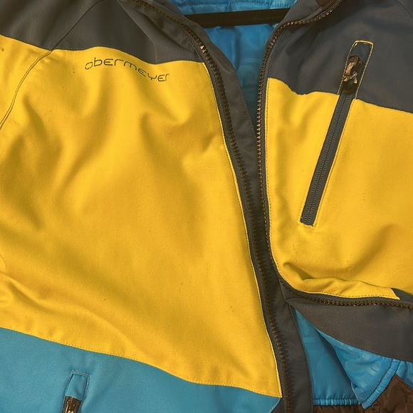 Obermeyer Jax Boys ski snow jacket sz Large 14-16 - Picture 8 of 8